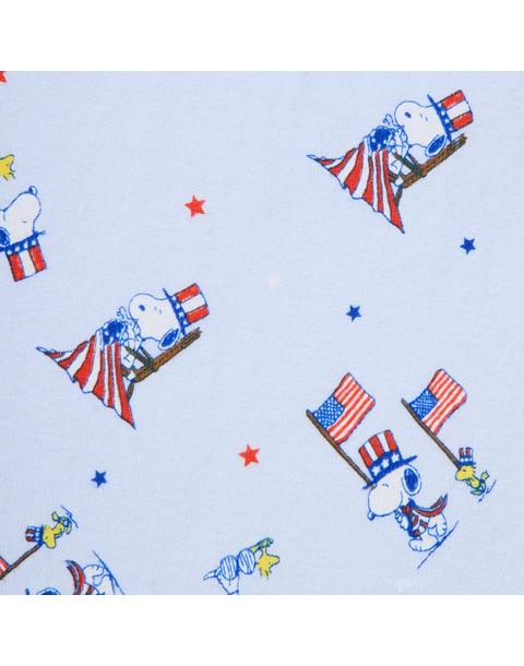 Organic Cotton Peanuts Americana Short Pajama