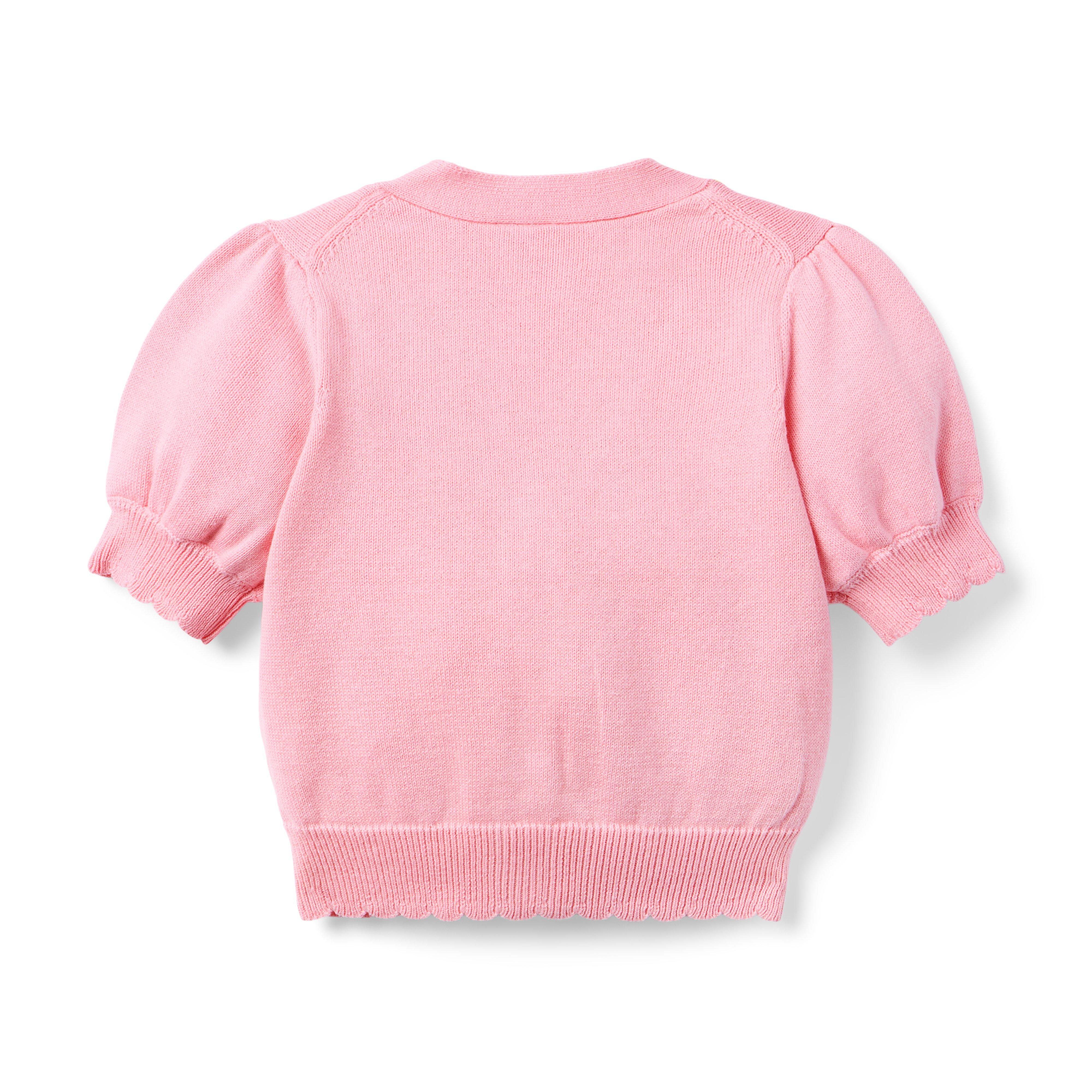 THINK PINK Puff Sleeve Cardigan image number 1