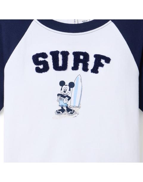 Disney Mickey Mouse Surf Baseball Tee