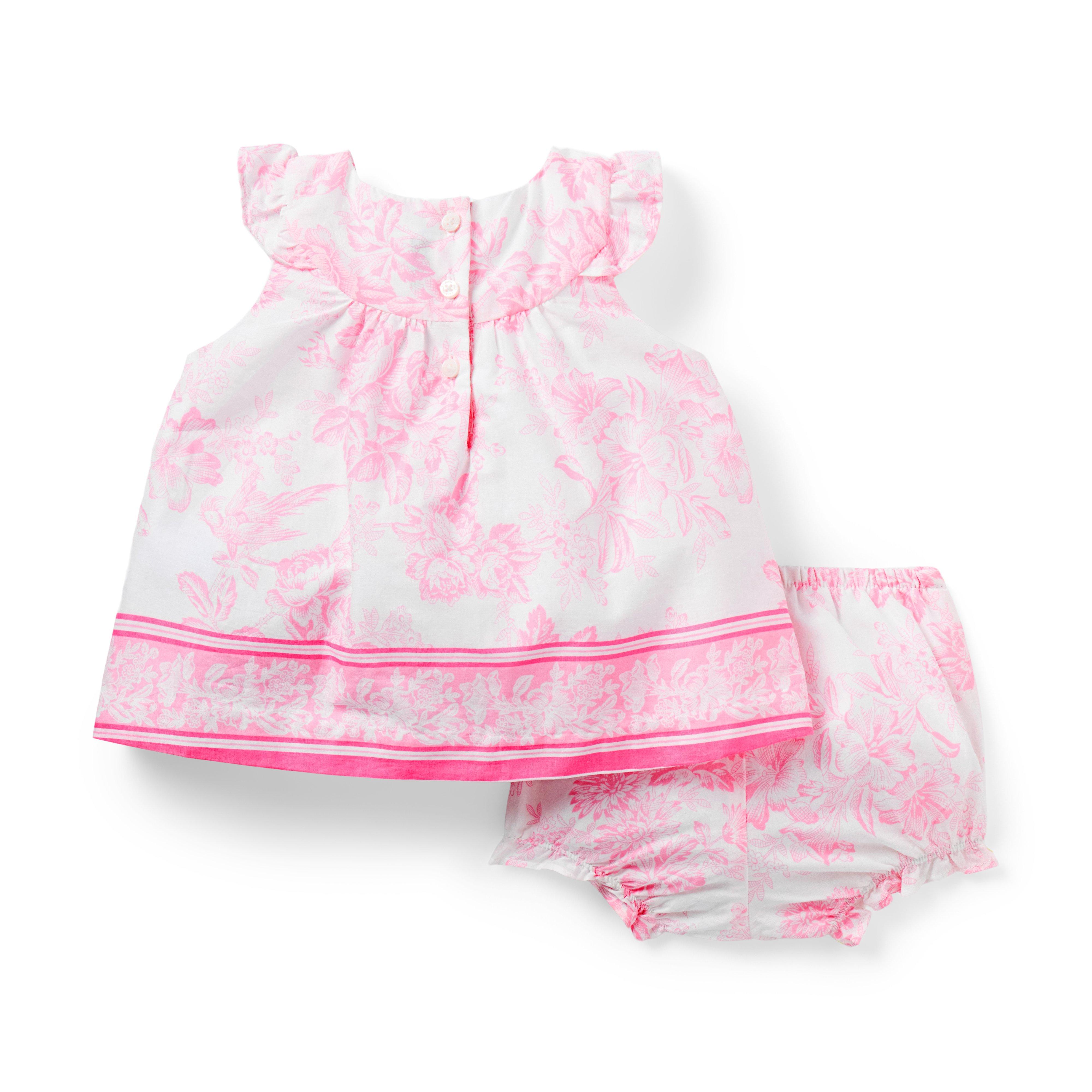 THINK PINK Floral Toile Baby Matching Set image number 3