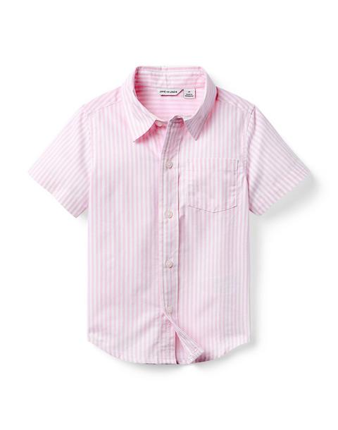 THINK PINK Striped Oxford Shirt