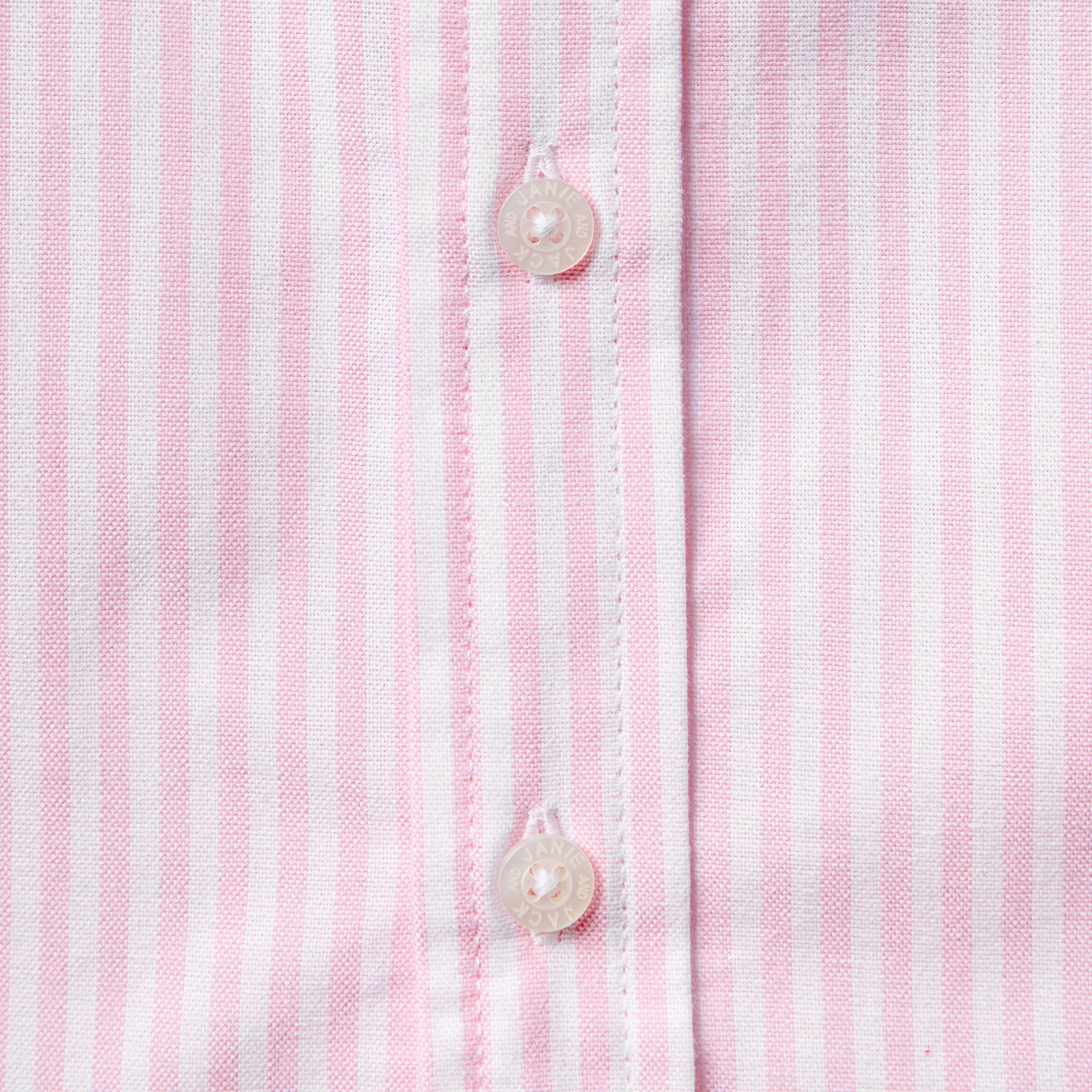 THINK PINK Striped Oxford Shirt image number 2