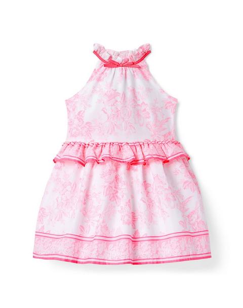 THINK PINK Floral Toile Dress