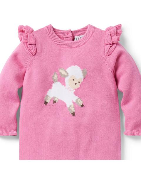 Baby Lamb Sweater One-Piece