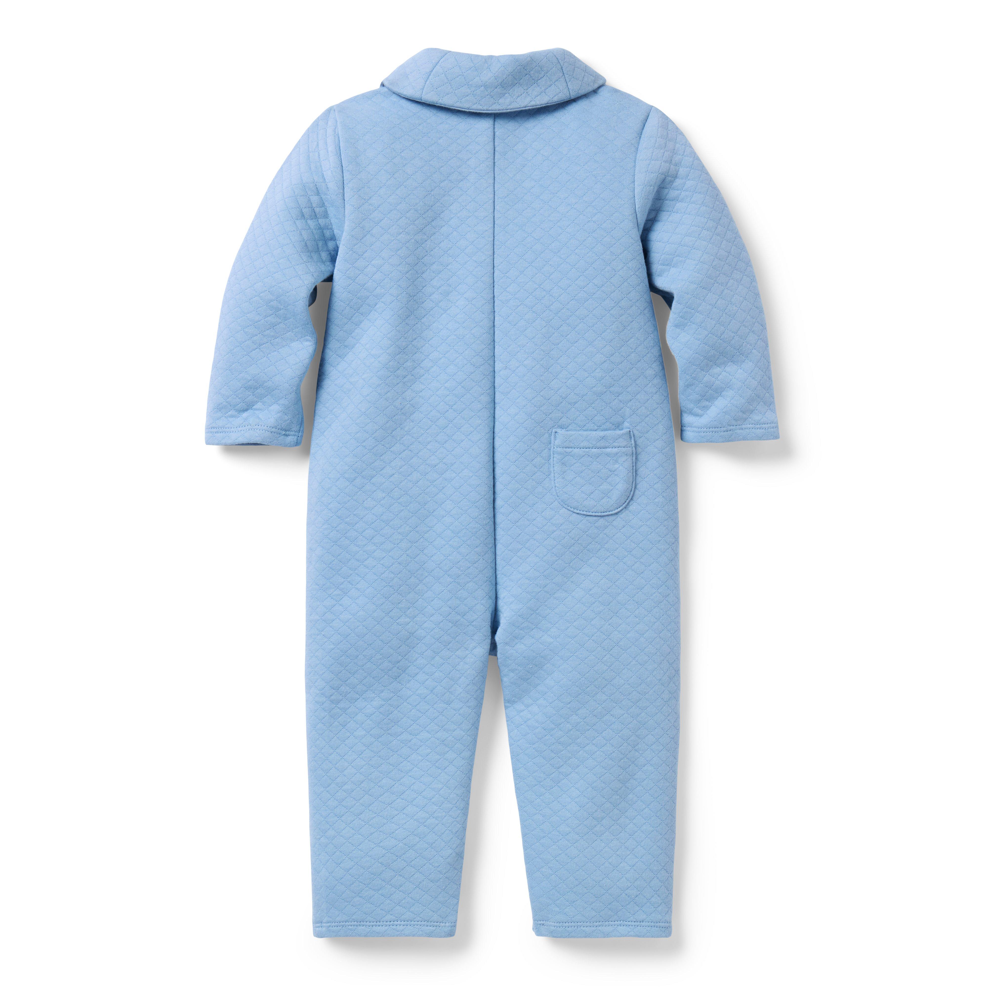 Baby Quilted Shawl Collar One-Piece image number 1