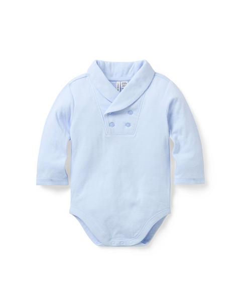 Baby Shawl Collar Bodysuit