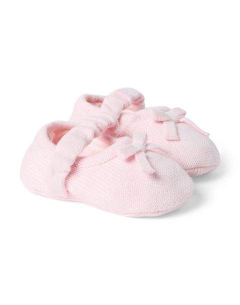 Baby Sweater Bow Ballet Flat
