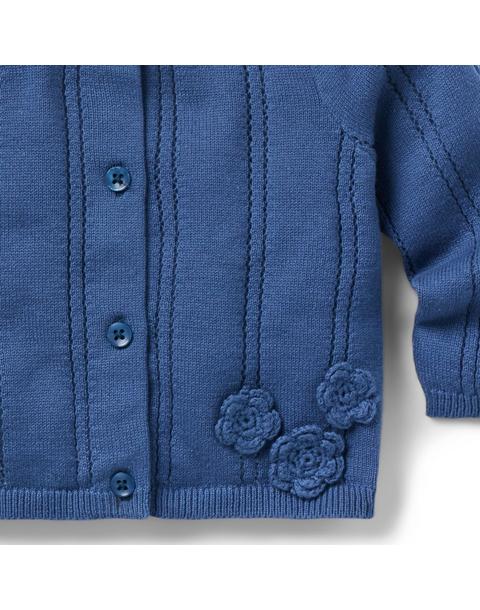 Baby Crochet Flower Cardigan