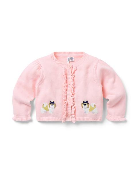 Baby Dog Ruffle Cardigan