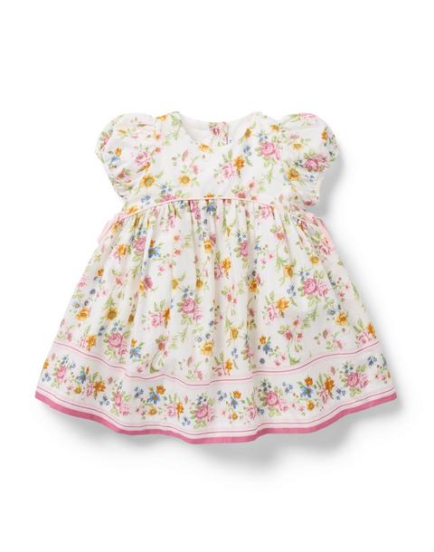 Baby Floral Border Dress