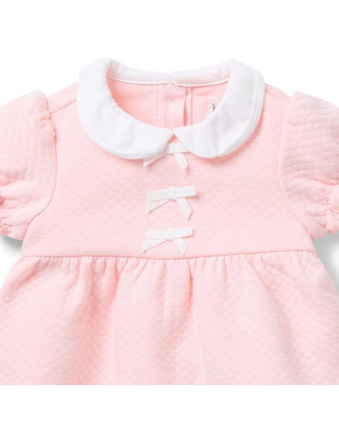 Baby Quilted Bow Matching Set
