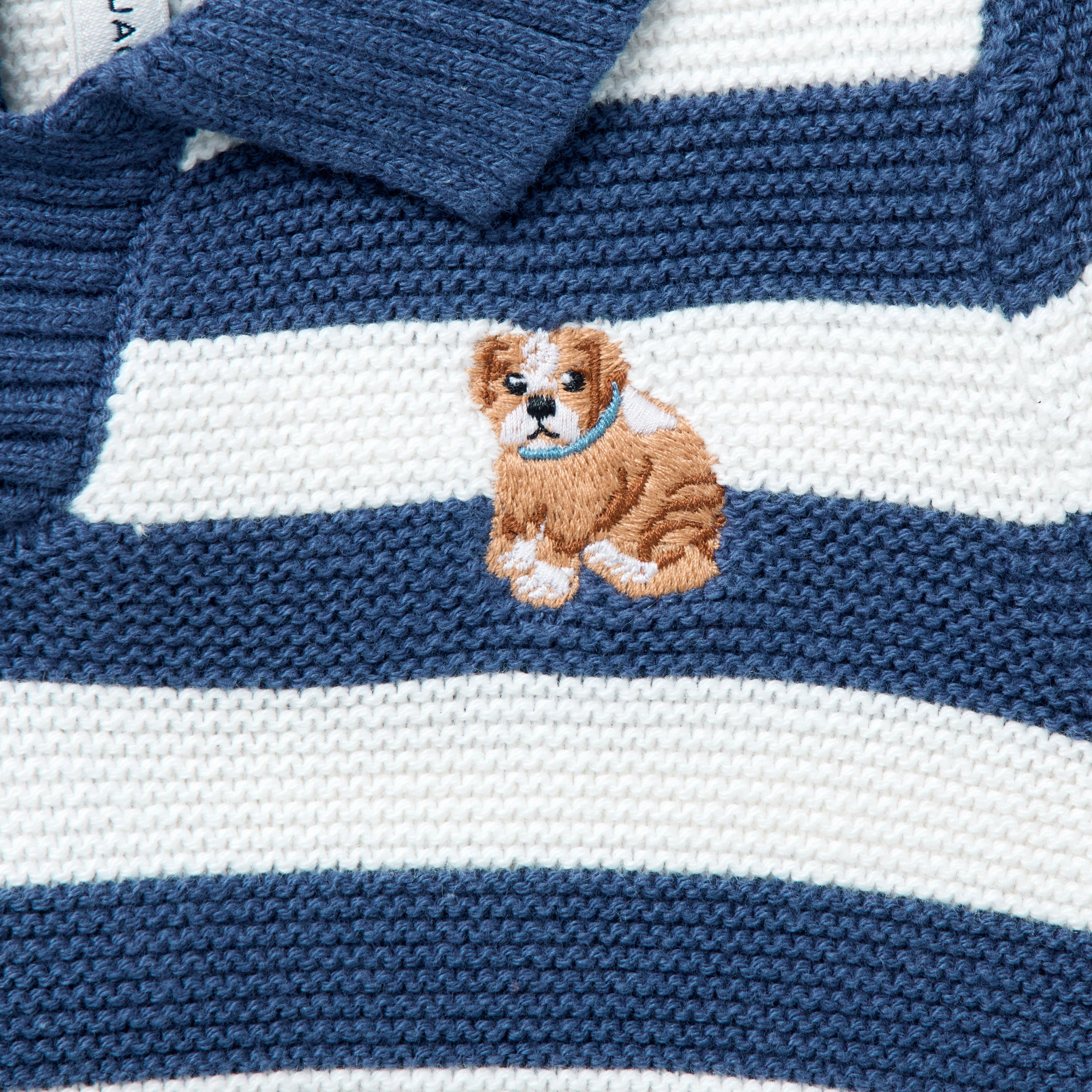 Baby Dog Striped Matching Set image number 1