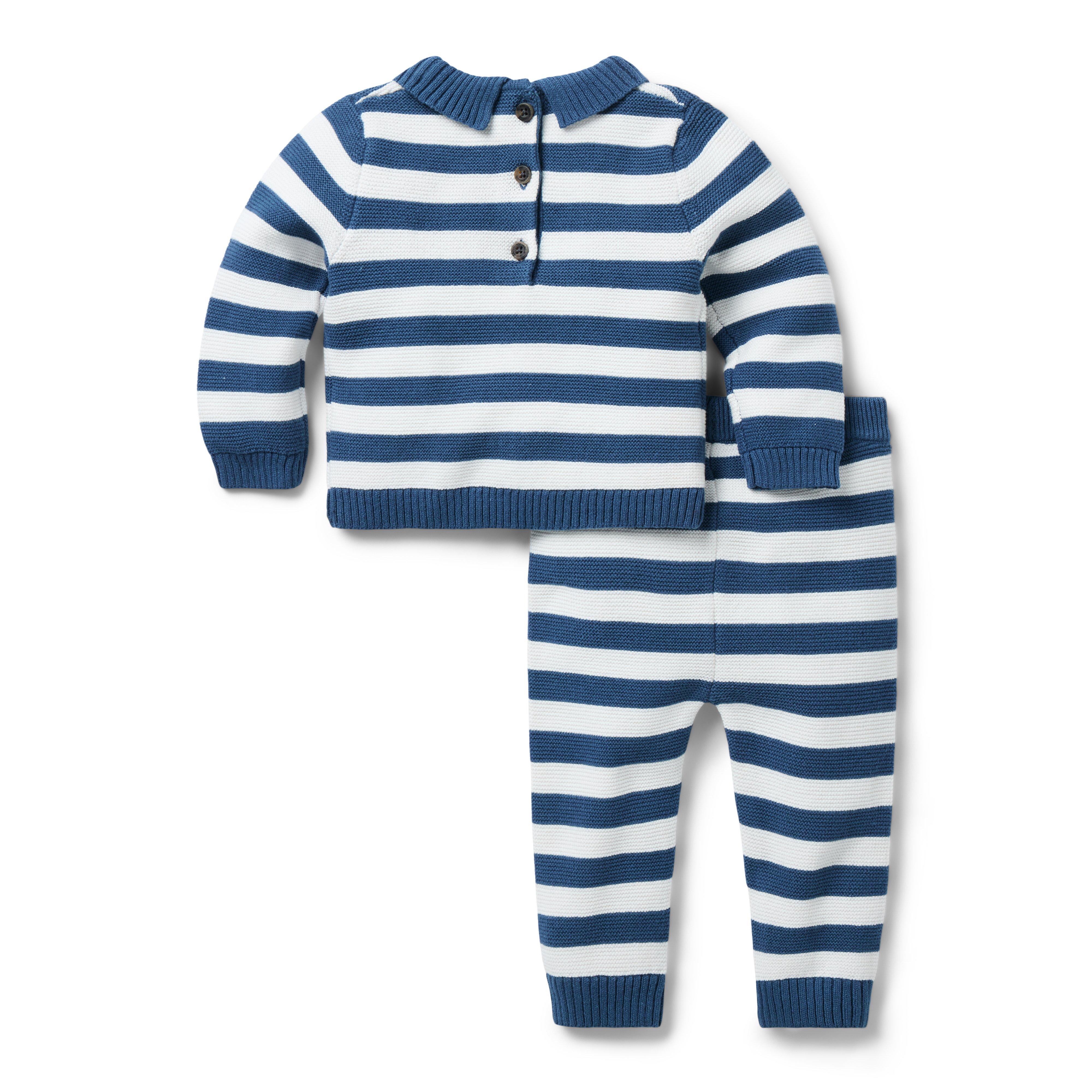 Baby Dog Striped Matching Set image number 2