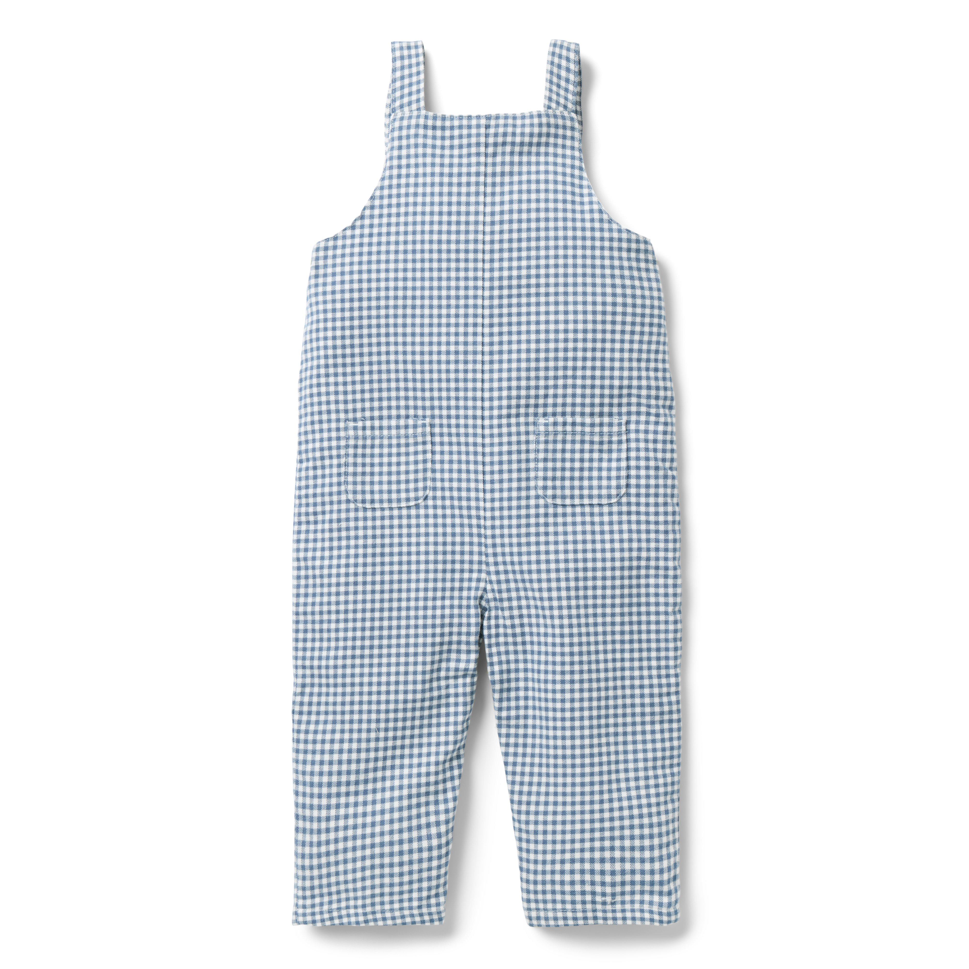 Baby Gingham Dog Overall image number 2