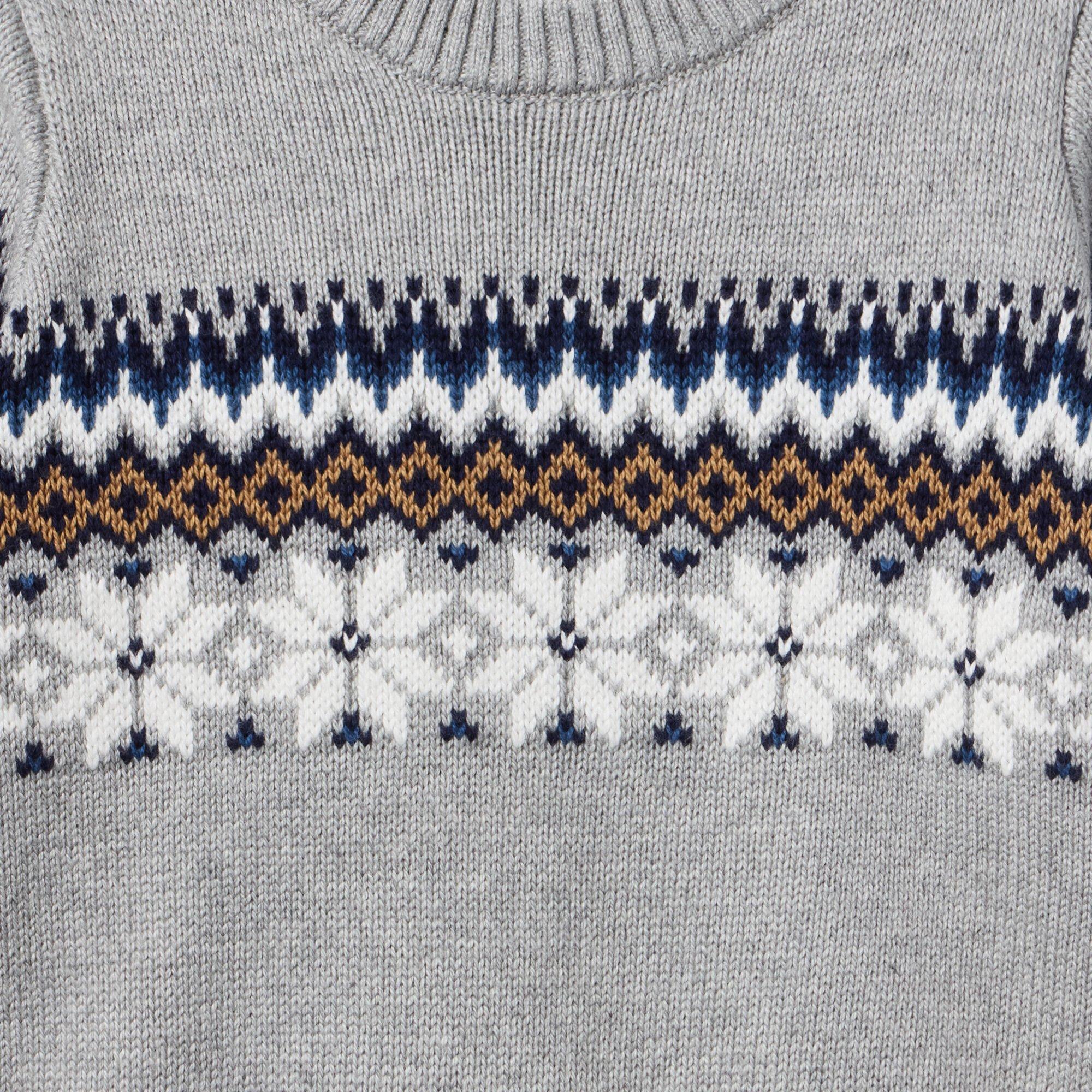 The Snowflake Fair Isle Sweater image number 1