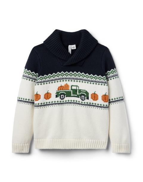 The Pumpkin Fair Isle Sweater
