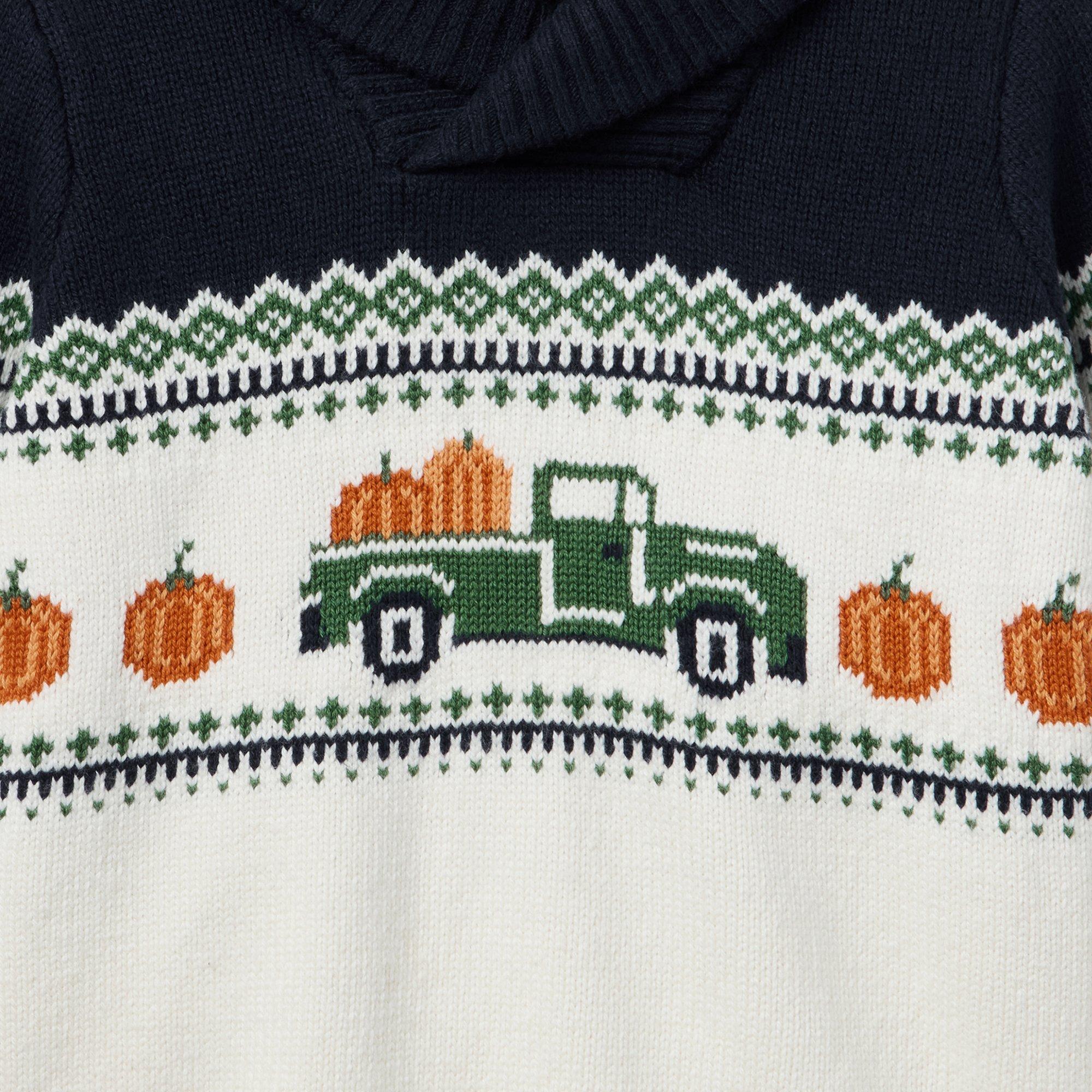 The Pumpkin Fair Isle Sweater image number 1