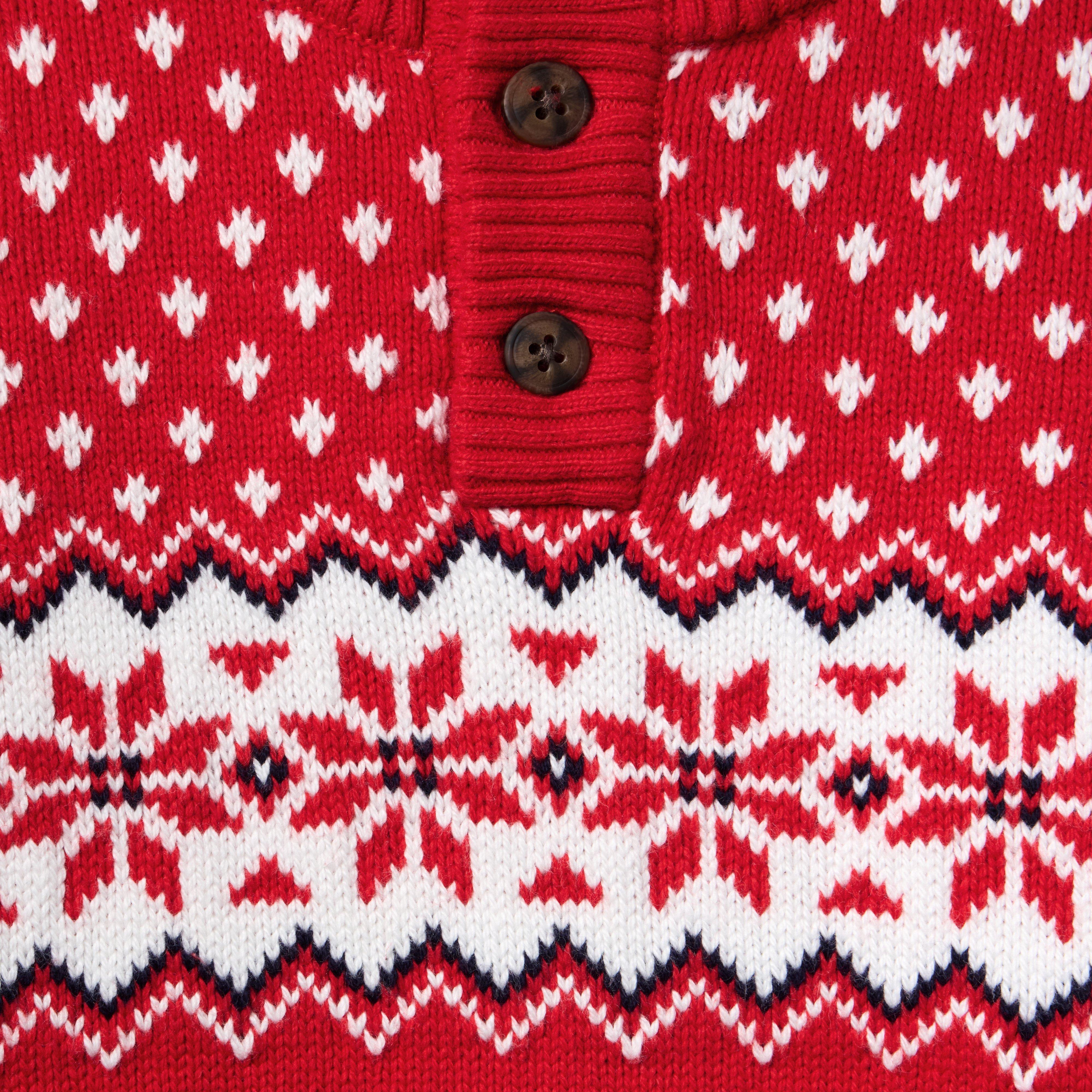The Fair Isle Mockneck Sweater image number 1