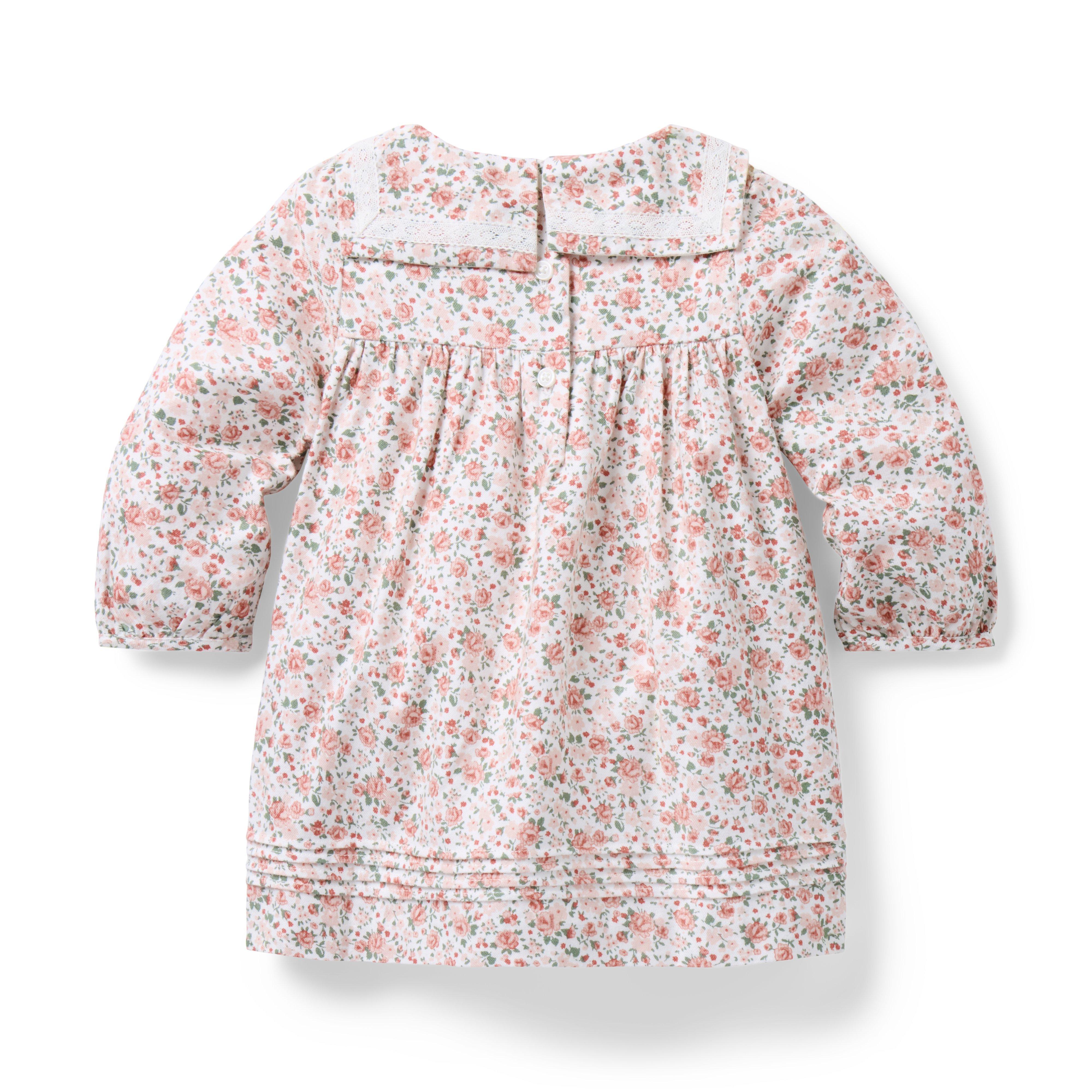 Baby Ditsy Floral Pintuck Dress image number 2