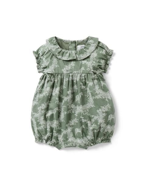 The Horse Toile Baby Romper