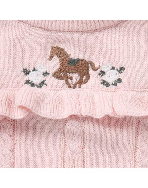 Baby Horse Matching Sweater Set