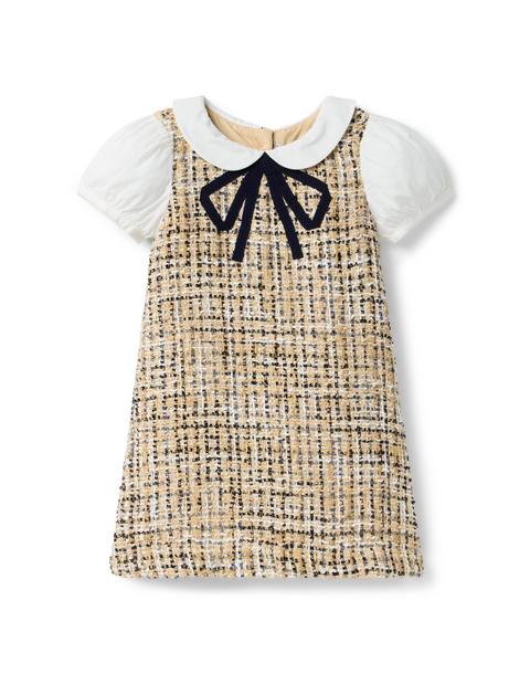 The Tweed Puff Sleeve Dress