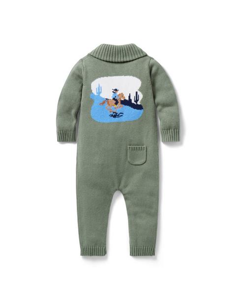 Baby Cowboy Sweater One-Piece