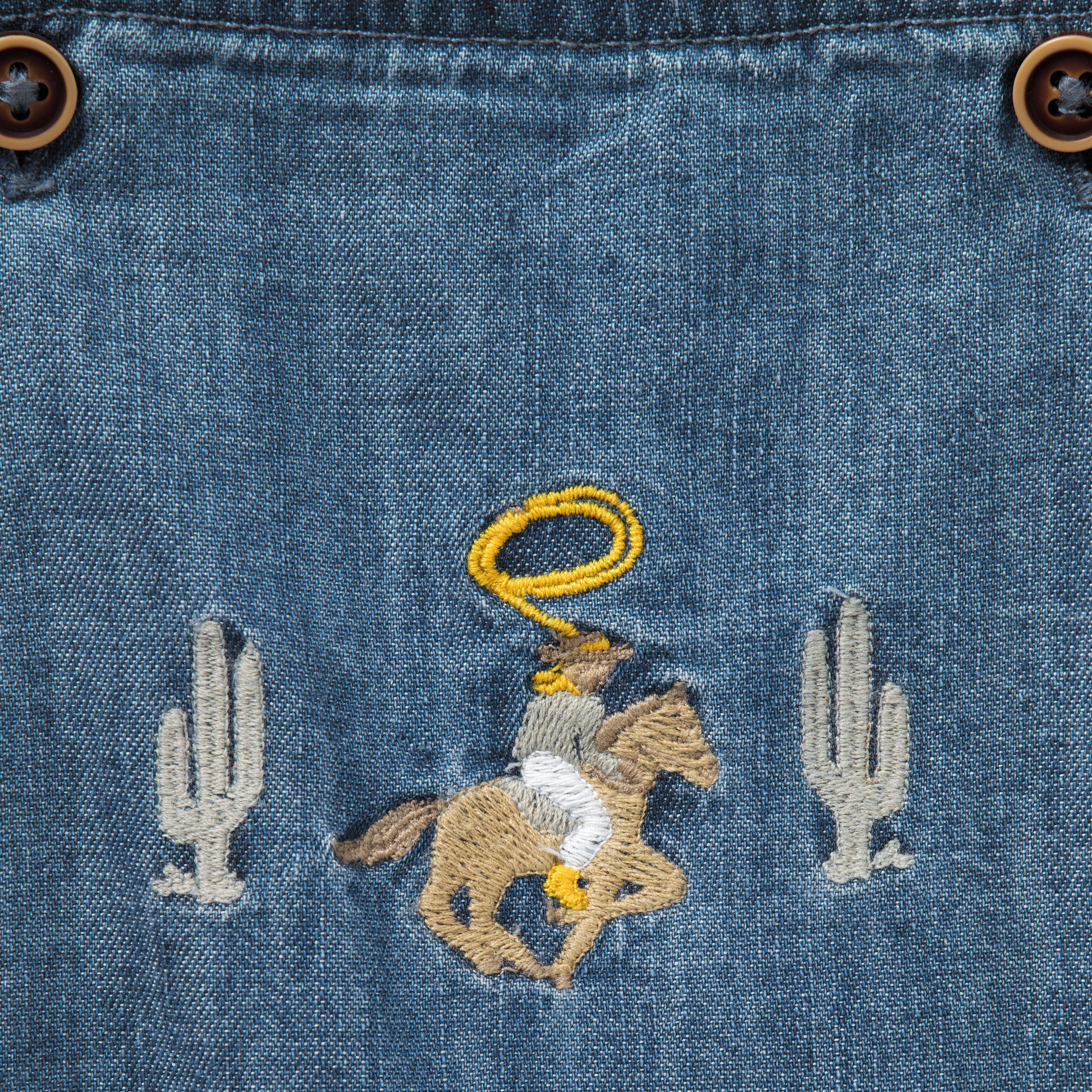 Baby Cowboy Chambray Overall image number 1