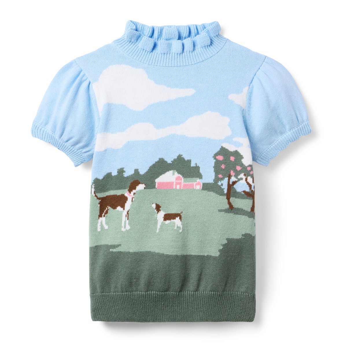 Свитер Janie and Jack The Countryside для девочек, цвет: Синий