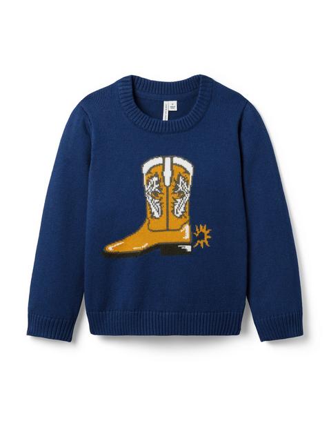 Cowboy Boot Sweater