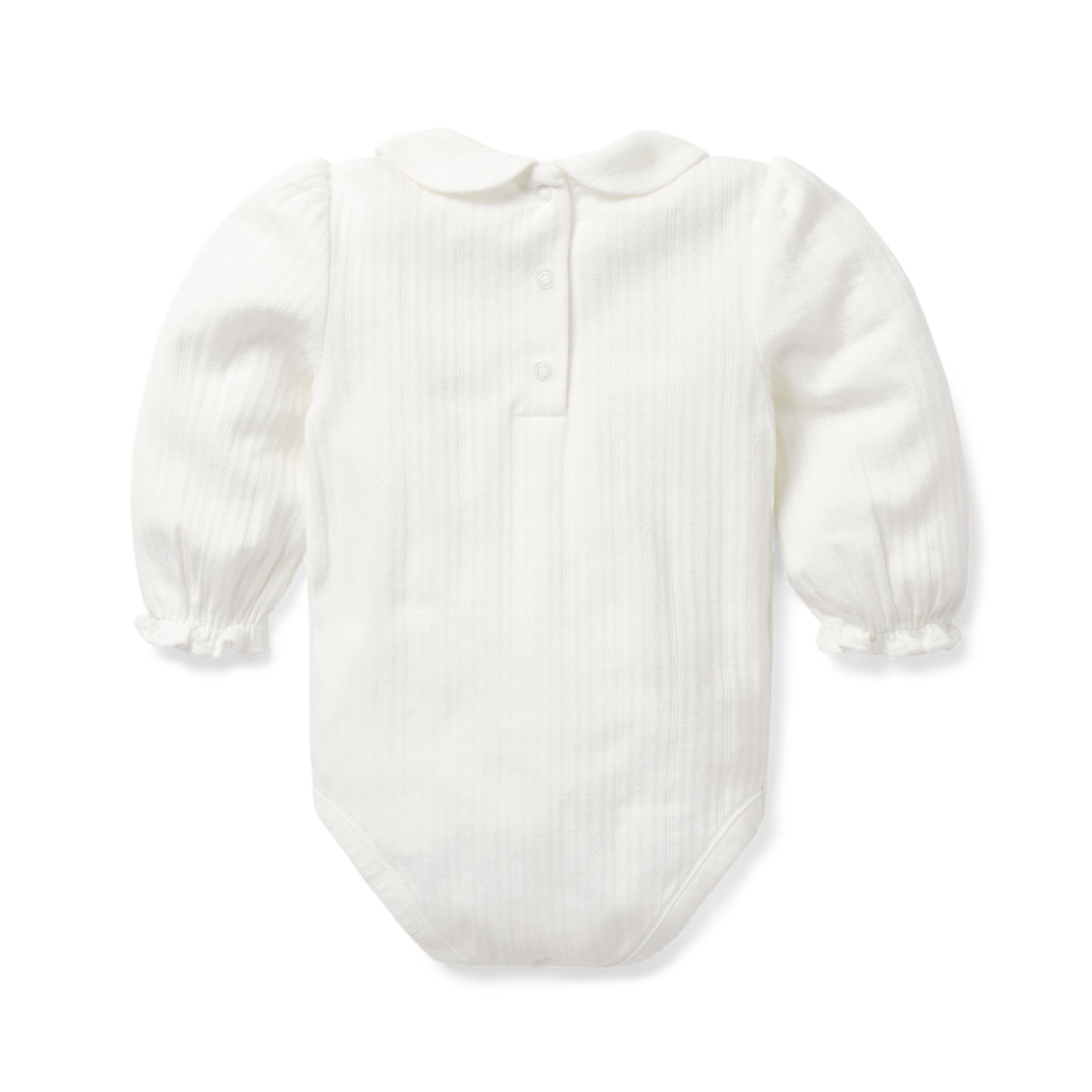 Baby Pointelle Collared Bodysuit image number 2