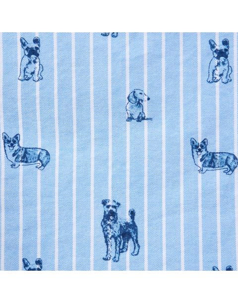 Dog Friends Striped Oxford Shirt