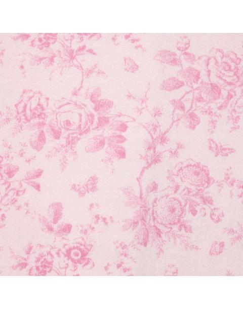 Baby Floral Toile Footed One-Piece