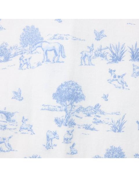 Baby Meadow Toile Footed One-Piece