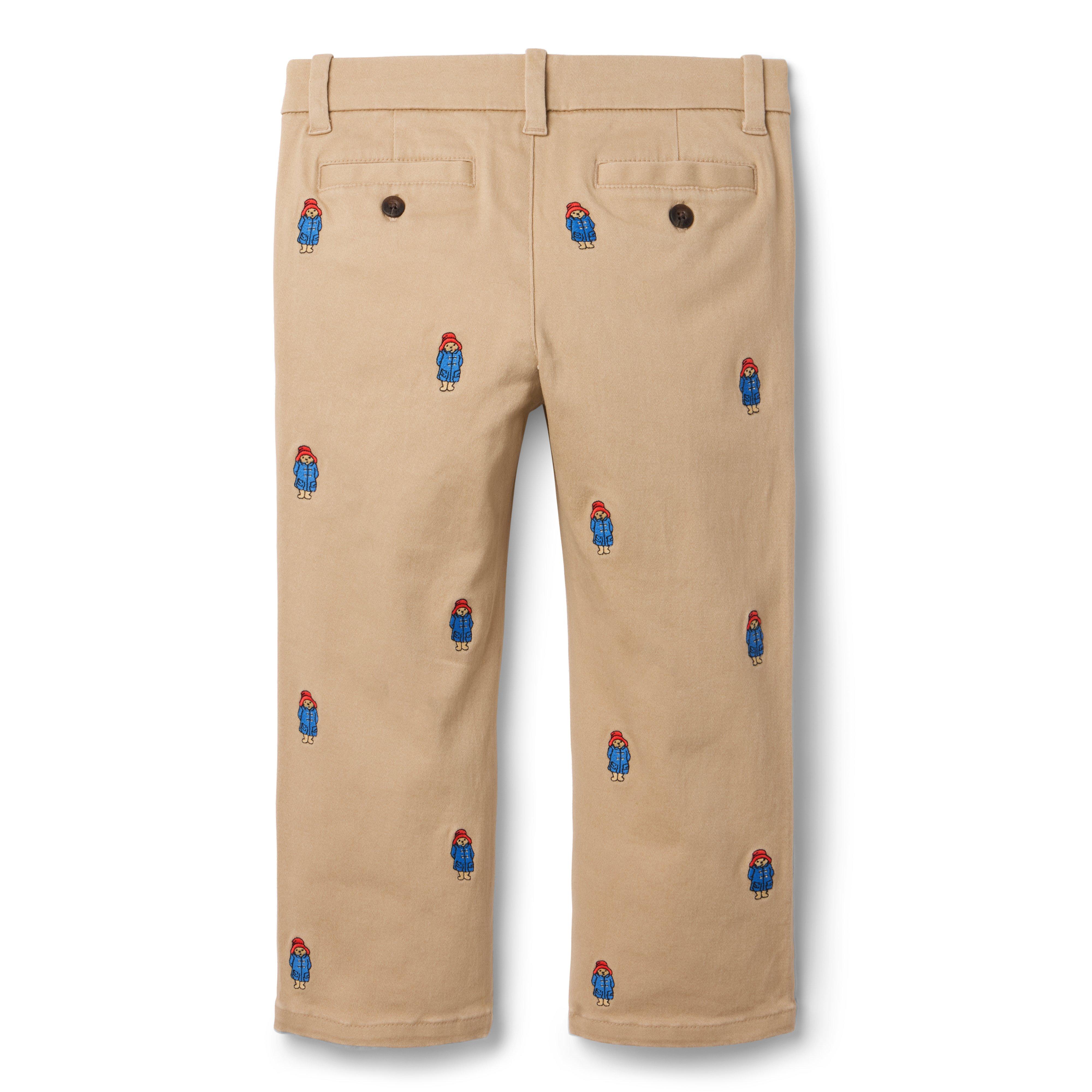 Paddington&trade; x Janie and Jack Embroidered Twill Pant image number 2