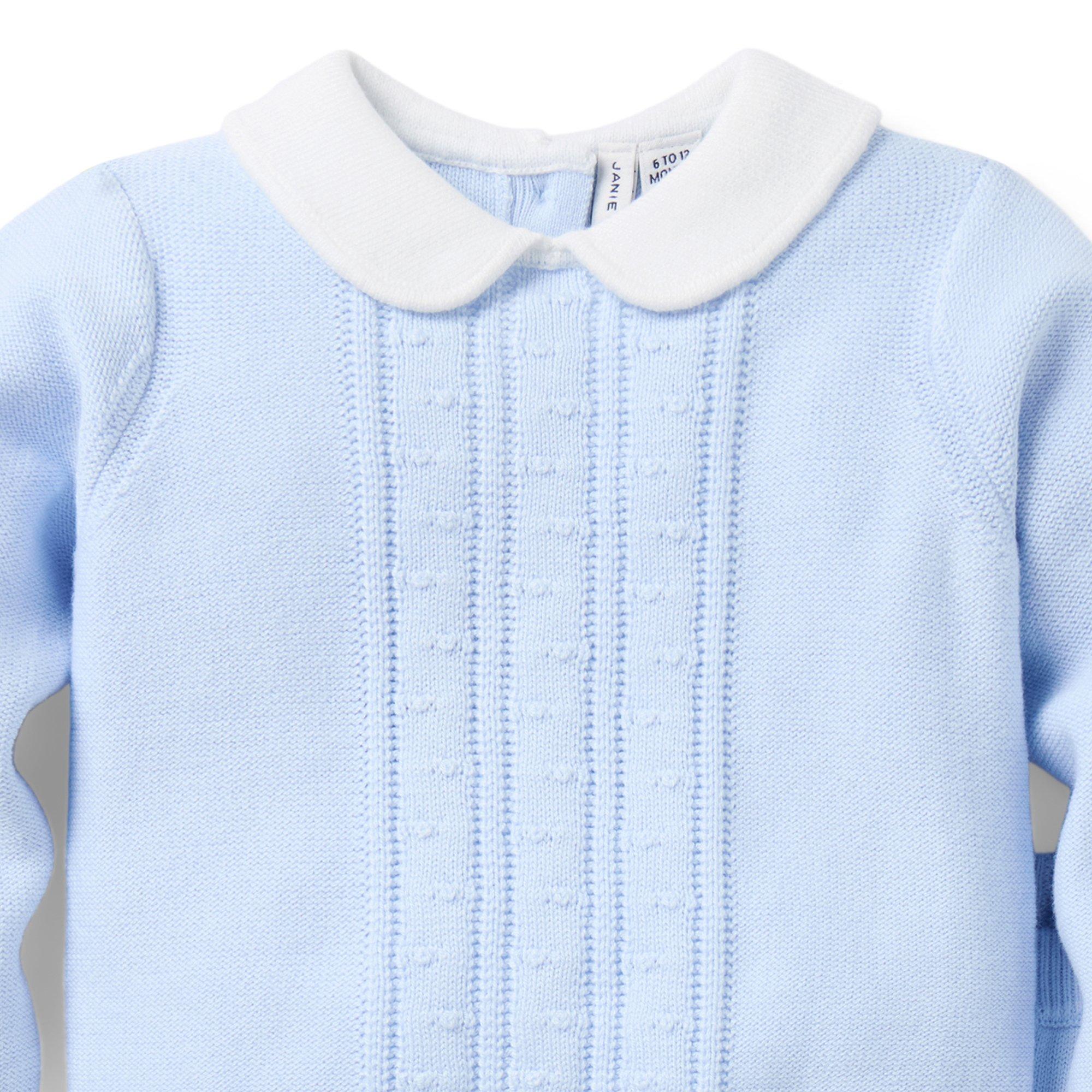 Baby Collared Matching Sweater Set image number 1