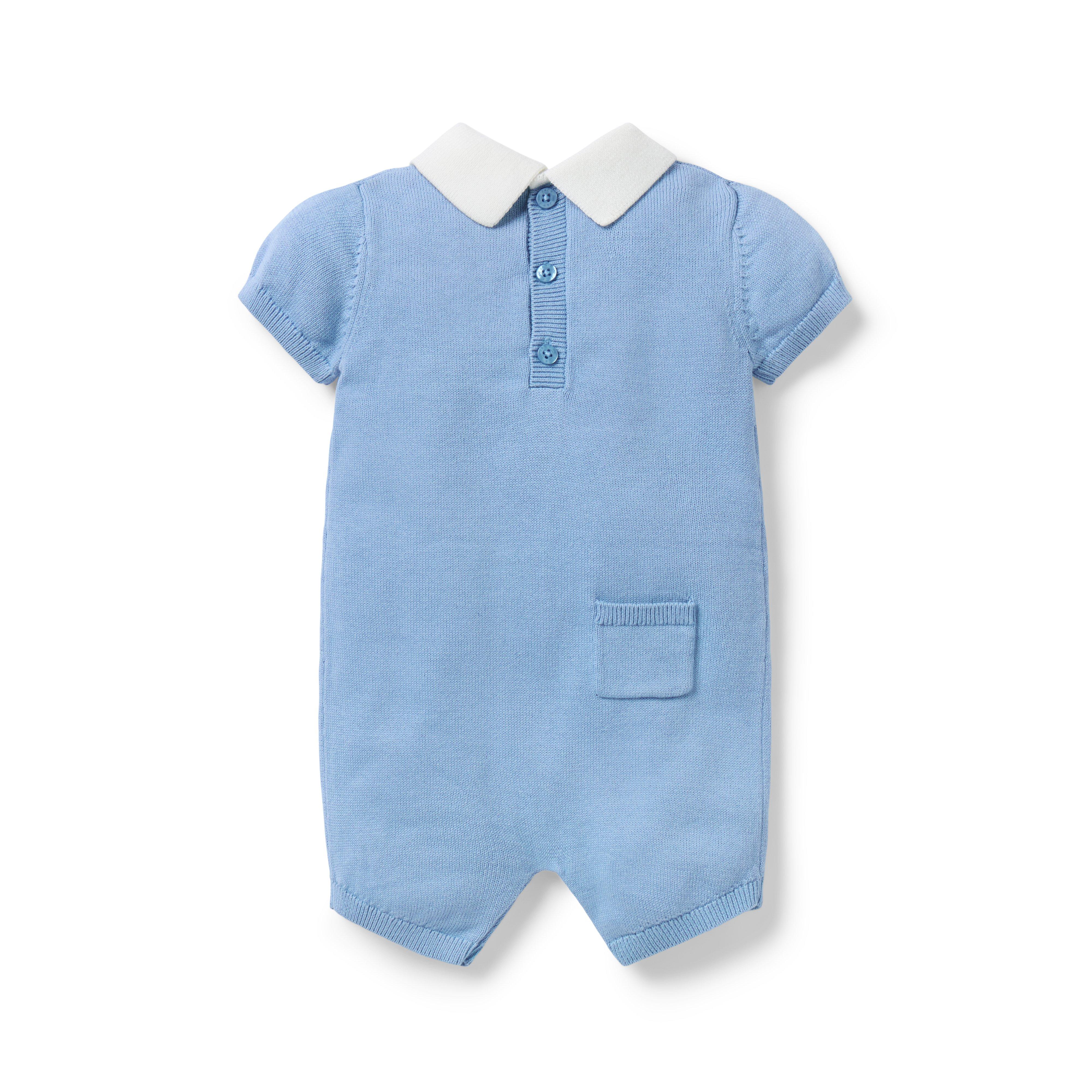 Baby Ducks Collared Romper image number 2