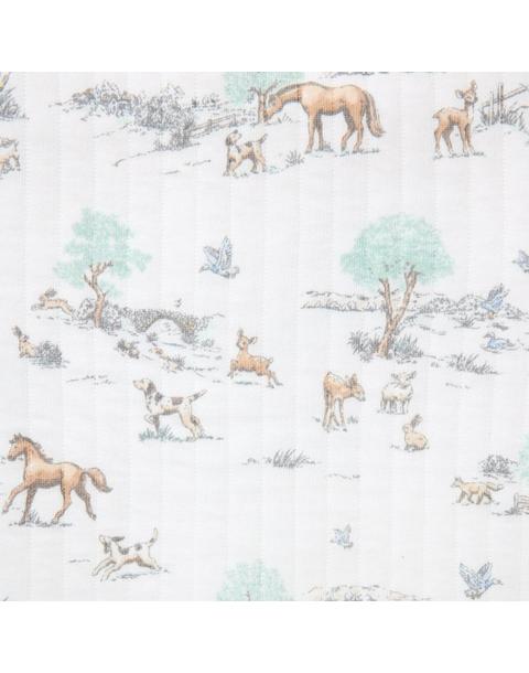 Baby Quilted Meadow Toile Matching Set