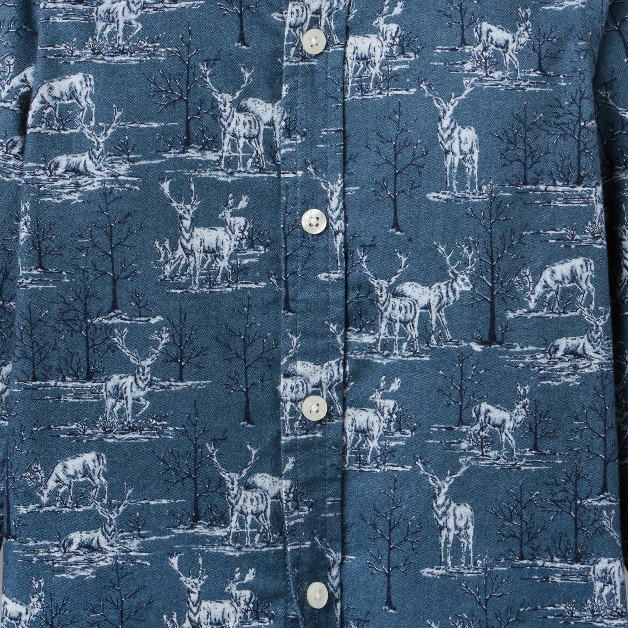 Reindeer Flannel Shirt image number 1