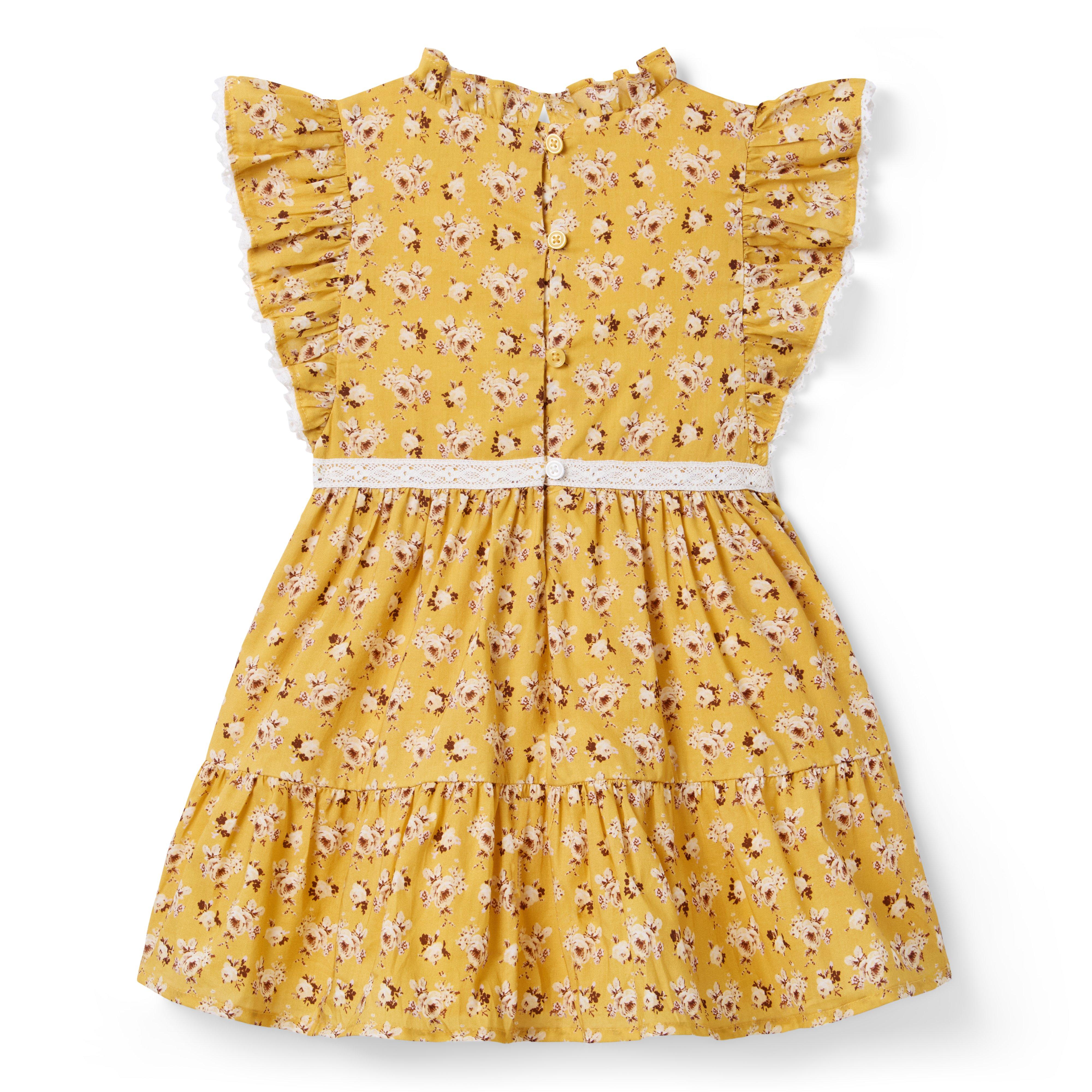 Ditsy Floral Lace Trim Dress image number 2