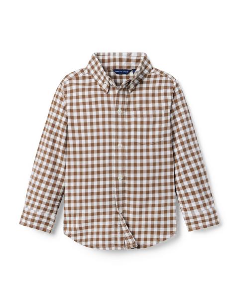 Gingham Flannel Shirt