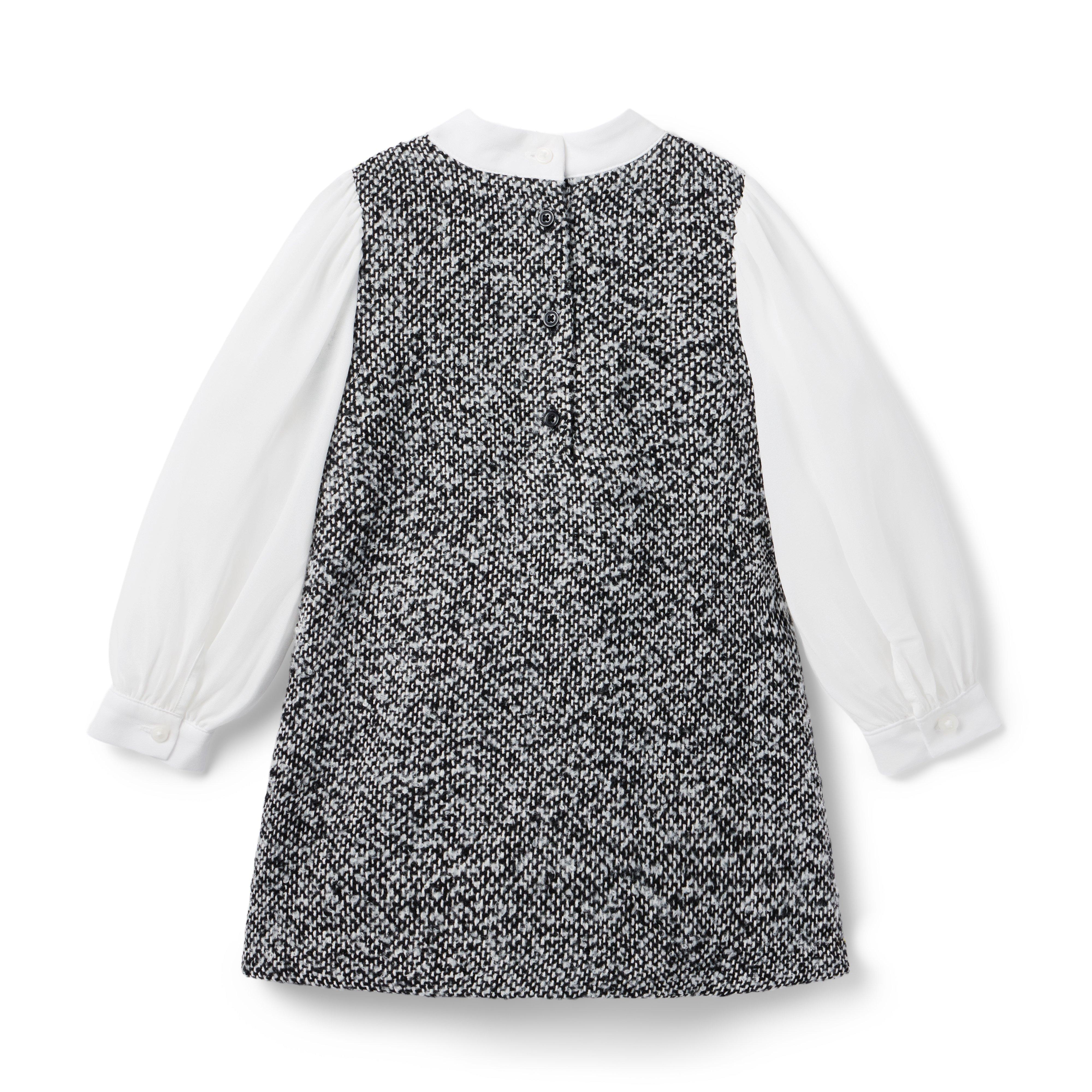 The Tweed Chiffon Sleeve Dress image number 2