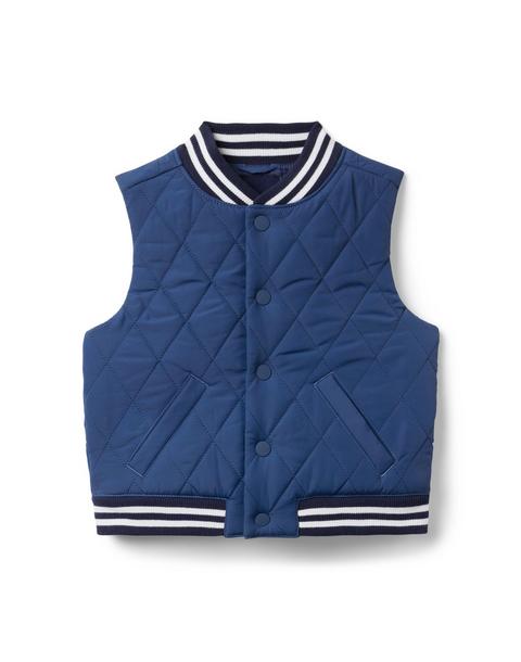 The Varsity Puffer Vest