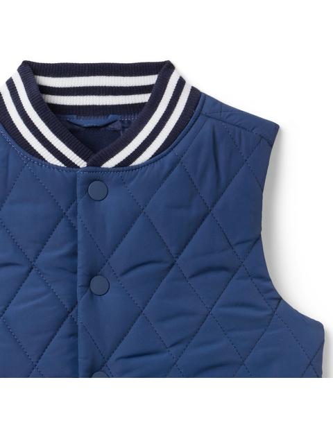 The Varsity Puffer Vest