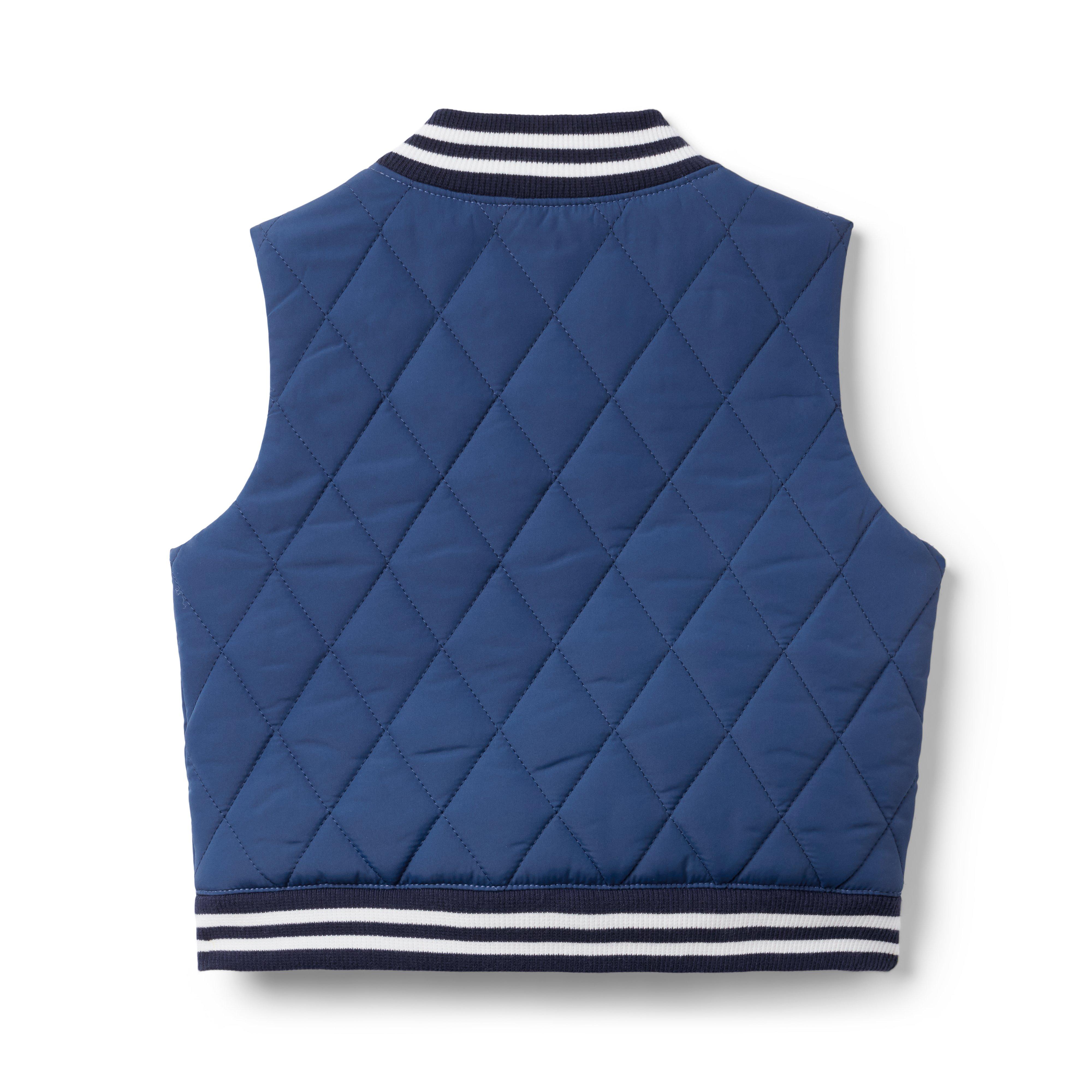 The Varsity Puffer Vest image number 2
