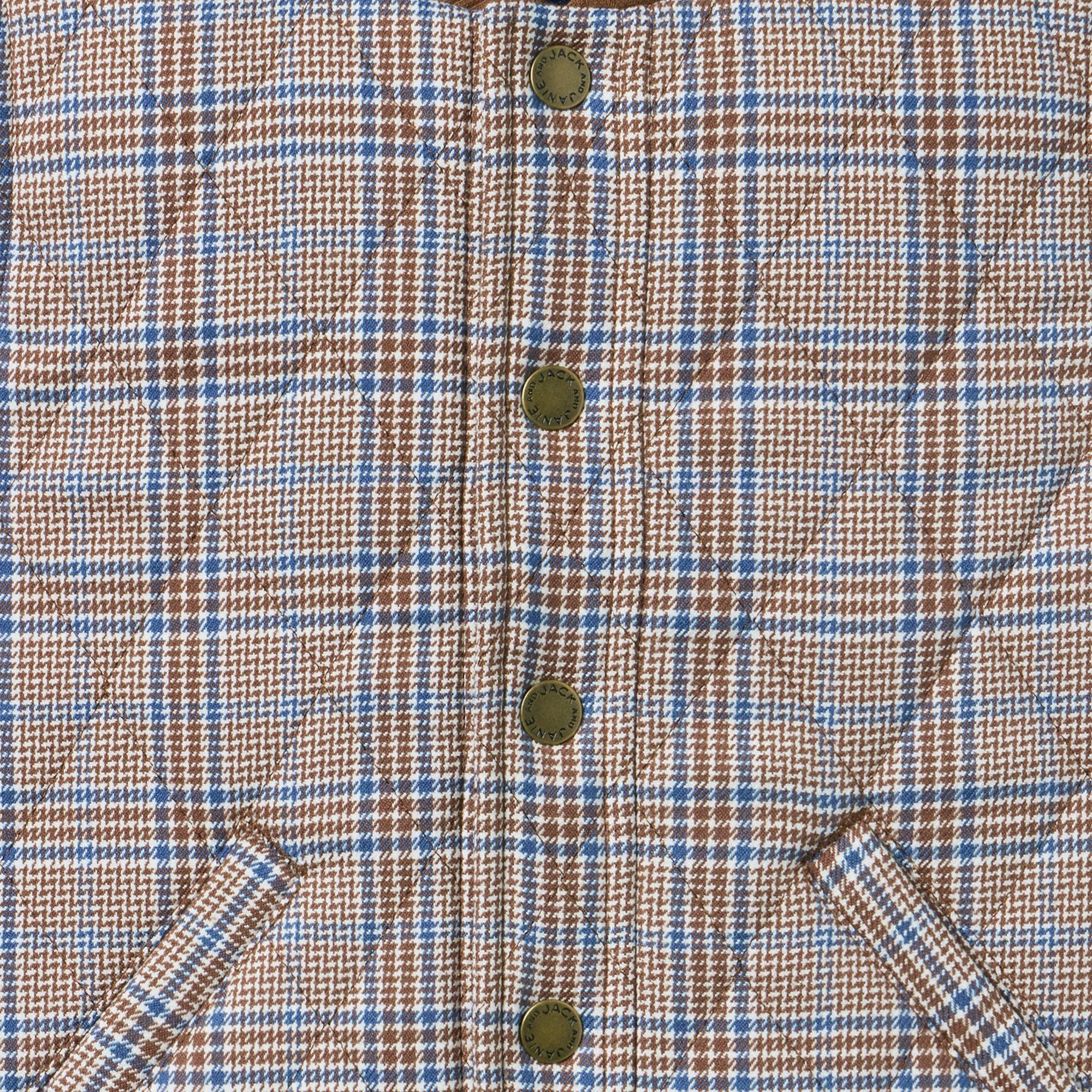 The Quilted Plaid Vest image number 1