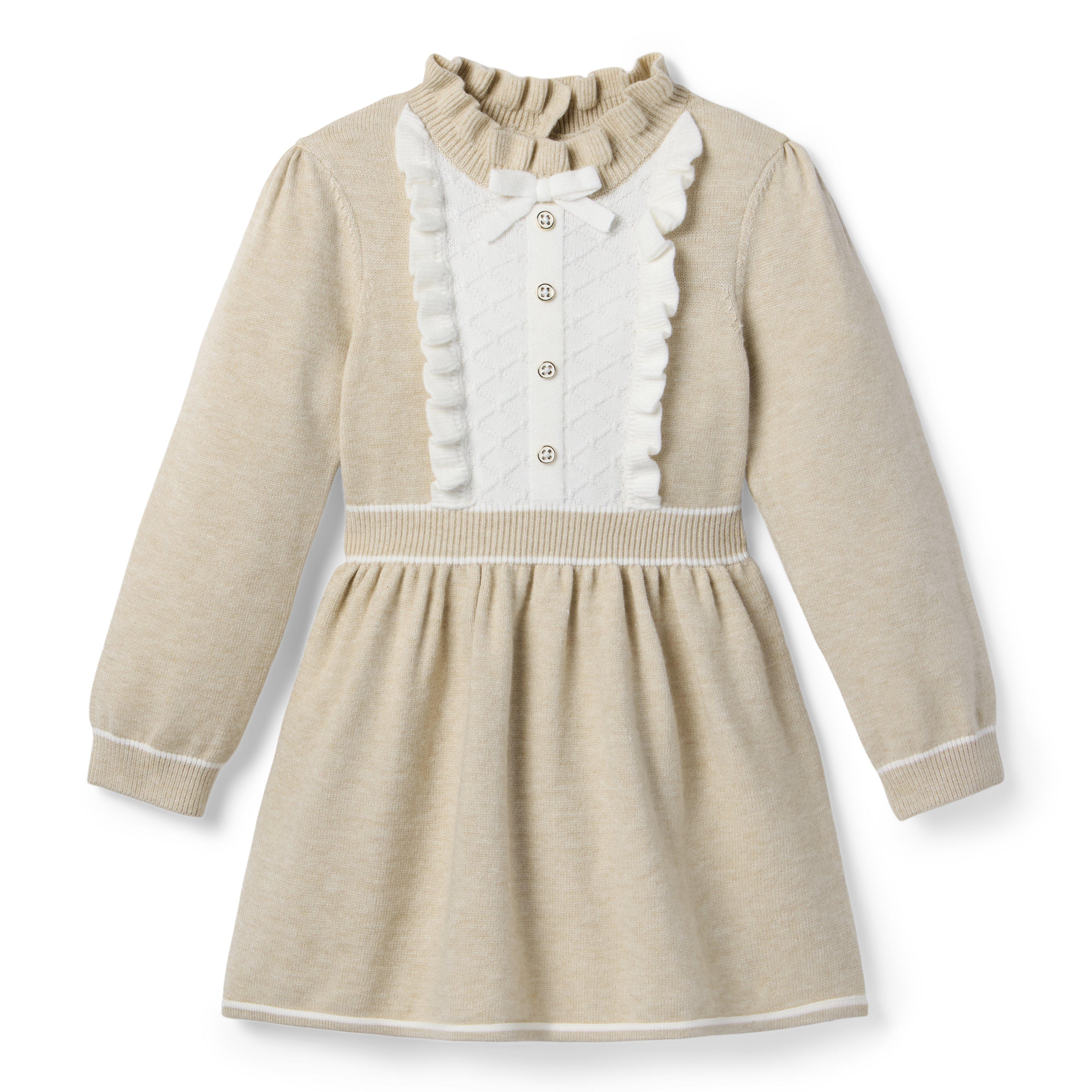 The Ruffle Sweater Dress image number 0