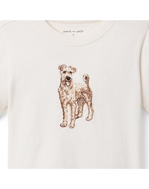 Embroidered Dog Tee