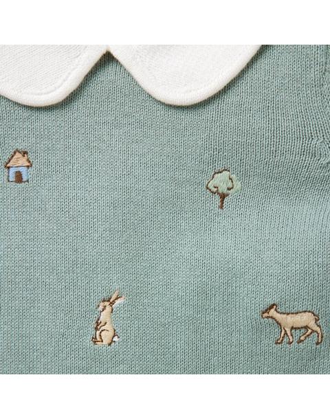 Baby Embroidered Countryside Matching Set