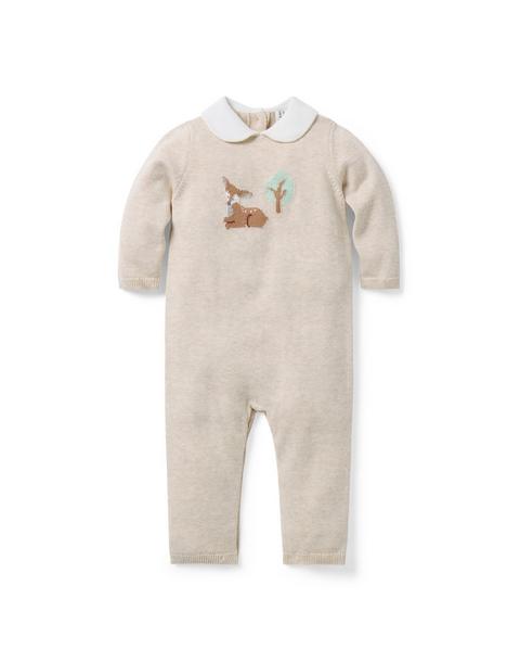 Baby Deer Collared One-Piece